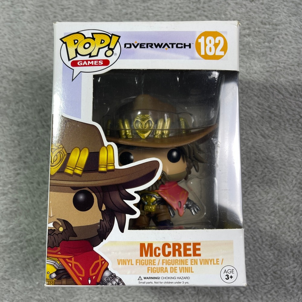 Funko Pop! Games Overwatch McCree #182 Vinyl Figure Collectible New In Box‎
